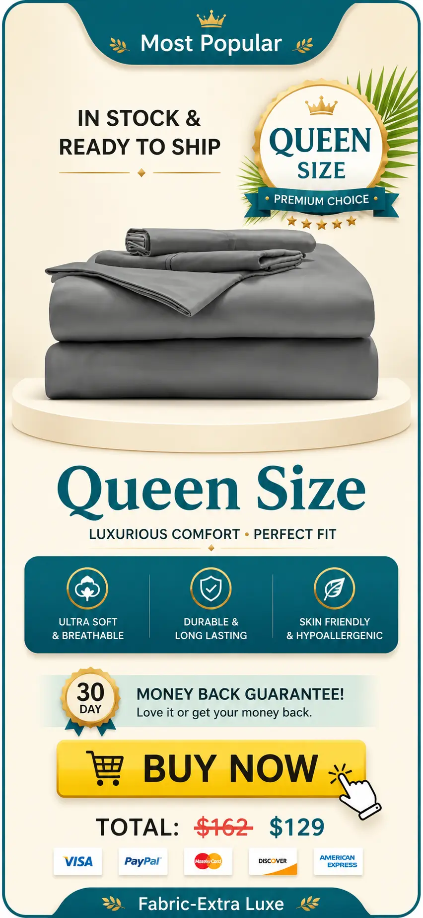Queen Size Miracle Sheets Bundle